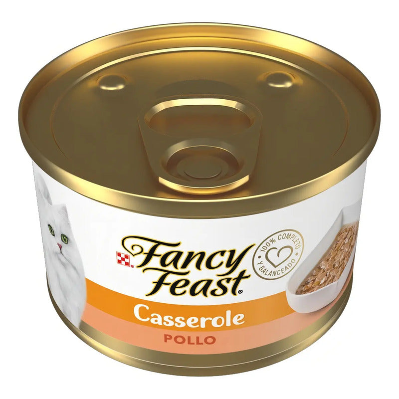 Alimento Húmedo Gato Adulto Fancy Feast Casserole Pollo 85g