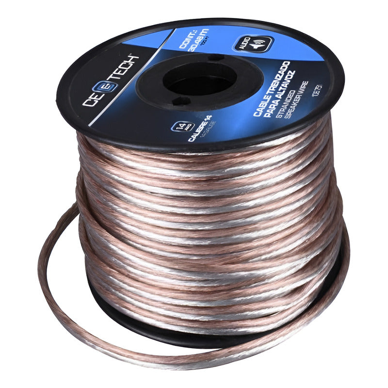 Cable Trenzado Para Altavoz Cobre
