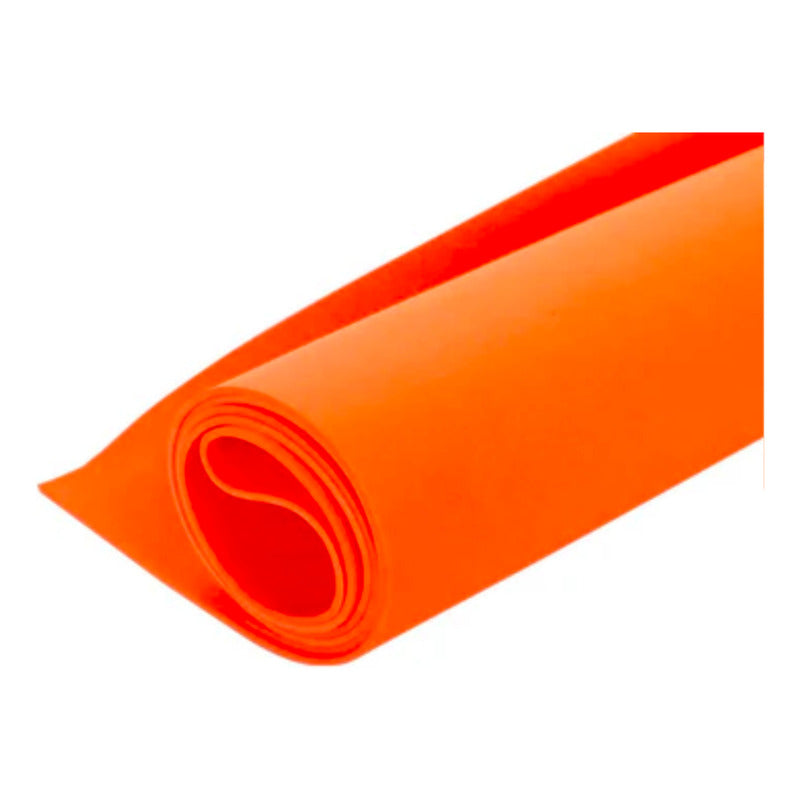 Placa De Fomi Color Naranja 12 Piezas De 90cm X 1m