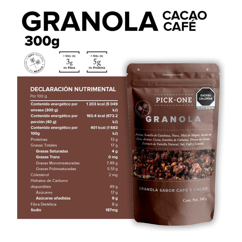 Granola Pick-one Café Cacao 300g