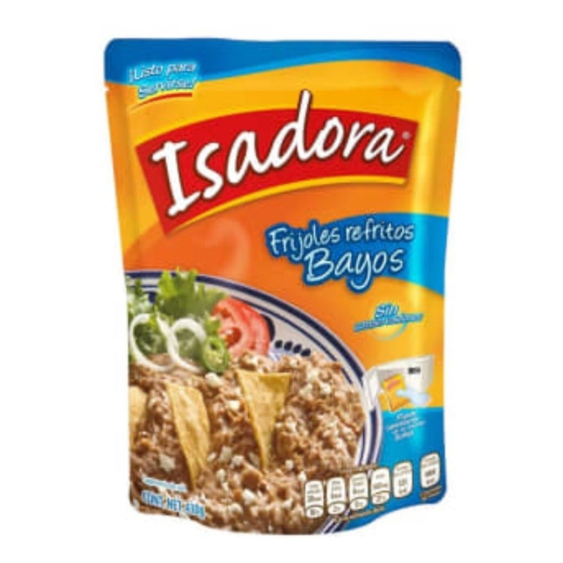 Frijoles Isadora Bayos Refritos 6 Pzas De 430 G Ts