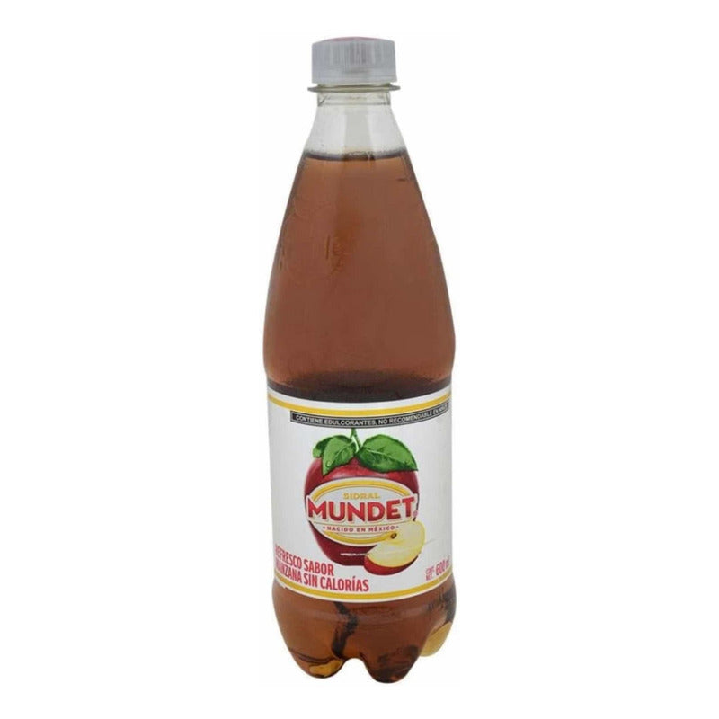 Refresco Sidral Mundet Light Manzana 600ml (12pzas)
