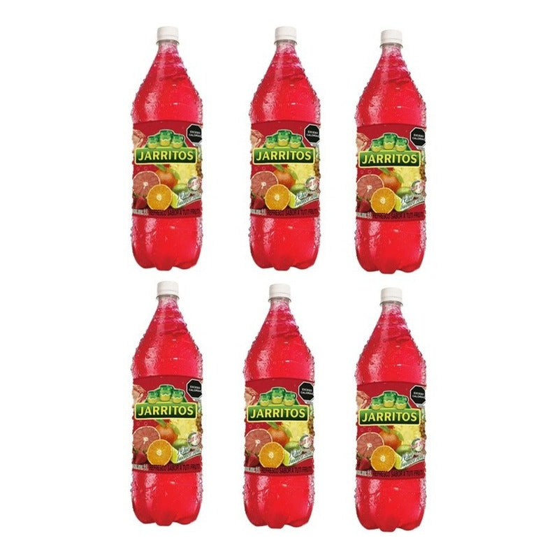 Refresco Jarritos Sabor Tutifruti 6 Pz De 2 L