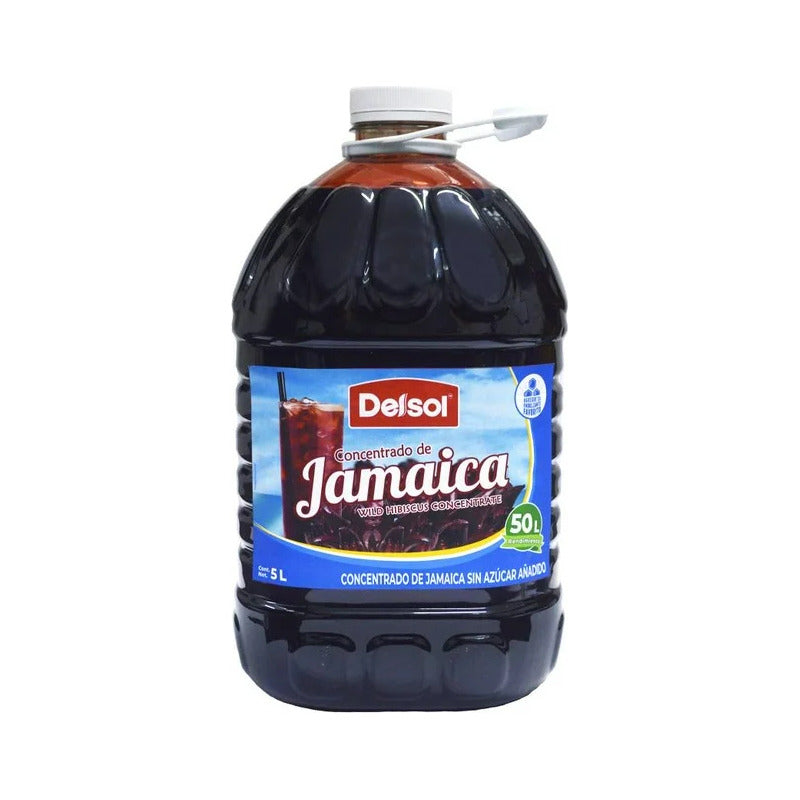 Concentrado Delsol Sabor Jamaica 5 Lts