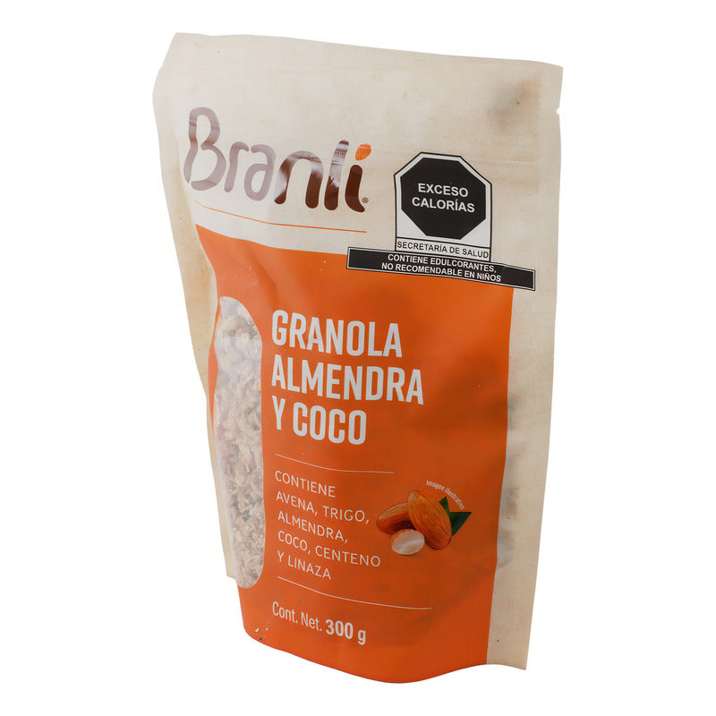 Granola Branli Sin Azúcar Almendra Coco 300g