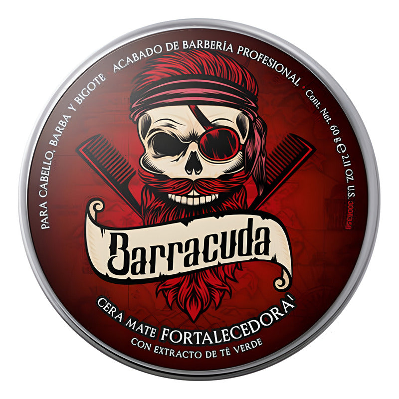Cera Para Cabello Y Barba Mate Barracuda