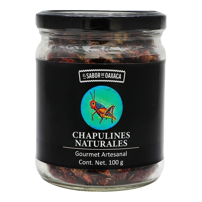 Chapulines Al Natural El Sabor De Oaxaca 100g