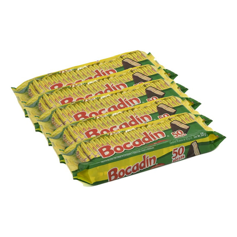 Bocadin Bolsa Con 50pzs (5 Bolsas)