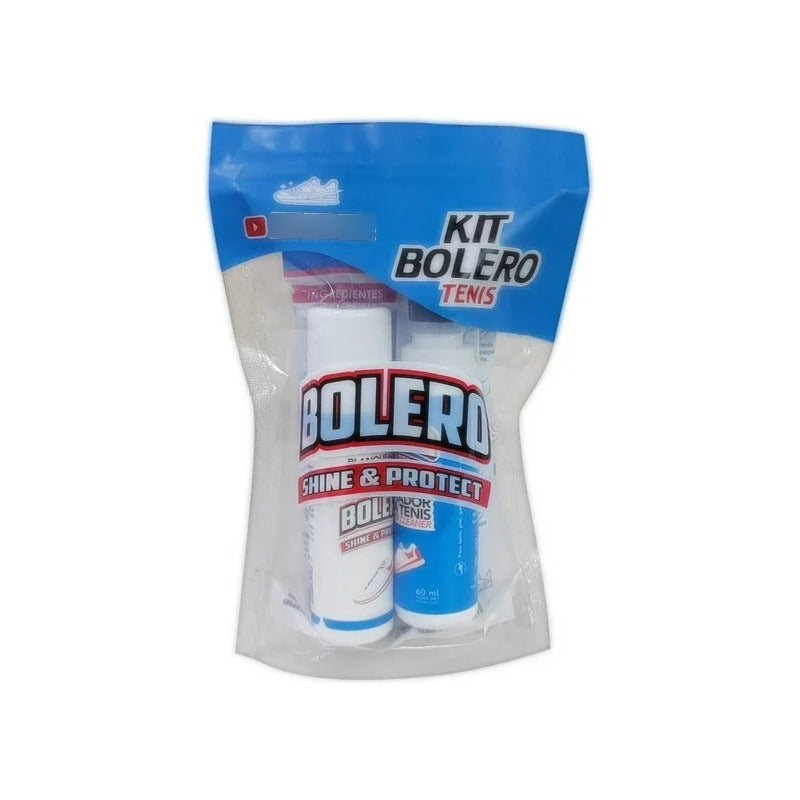 Kit Bolero Shine&protect Toallas Spray Y Gel P/ Tenis 2 Kits