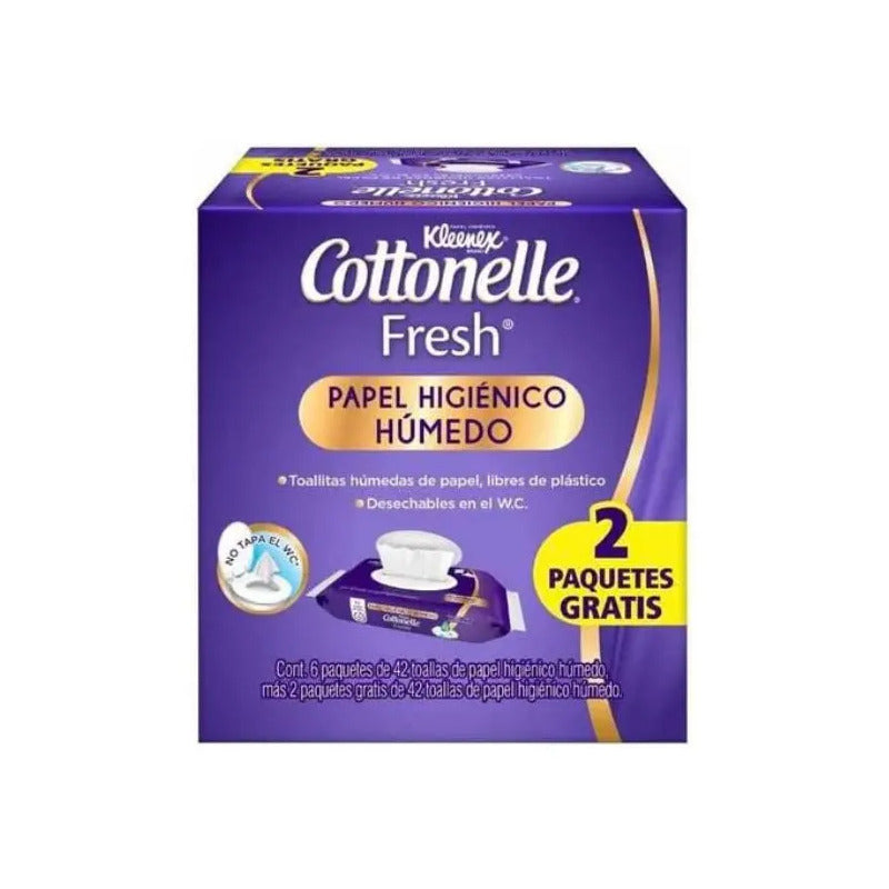 Papel Higiénico Kleenex Cottonelle Simple Hoja De 6 U
