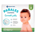 Pañales Members Etapa 4 Para Bebés De 10 A 17 Kg Con 82 Unidades Sin Género