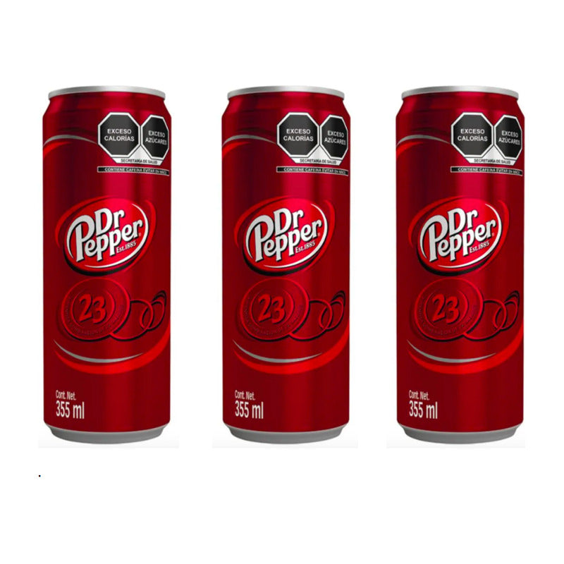 Refresco Dr Pepper Sabor Regular 6 Latas De 355ml