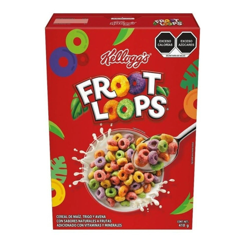 Cereal Kellogg's Froot Loops Sabor A Frutas 410 G