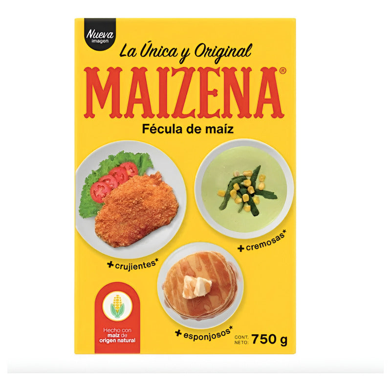 Fécula De Maíz Maizena Natural Regular 6 Piezas De 750gr