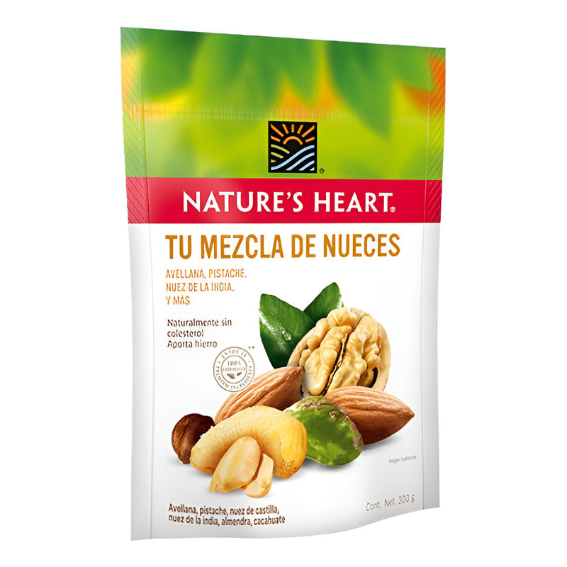 Mezcla De Nueces Nature's Heart Sin Colesterol De 300 Gramos