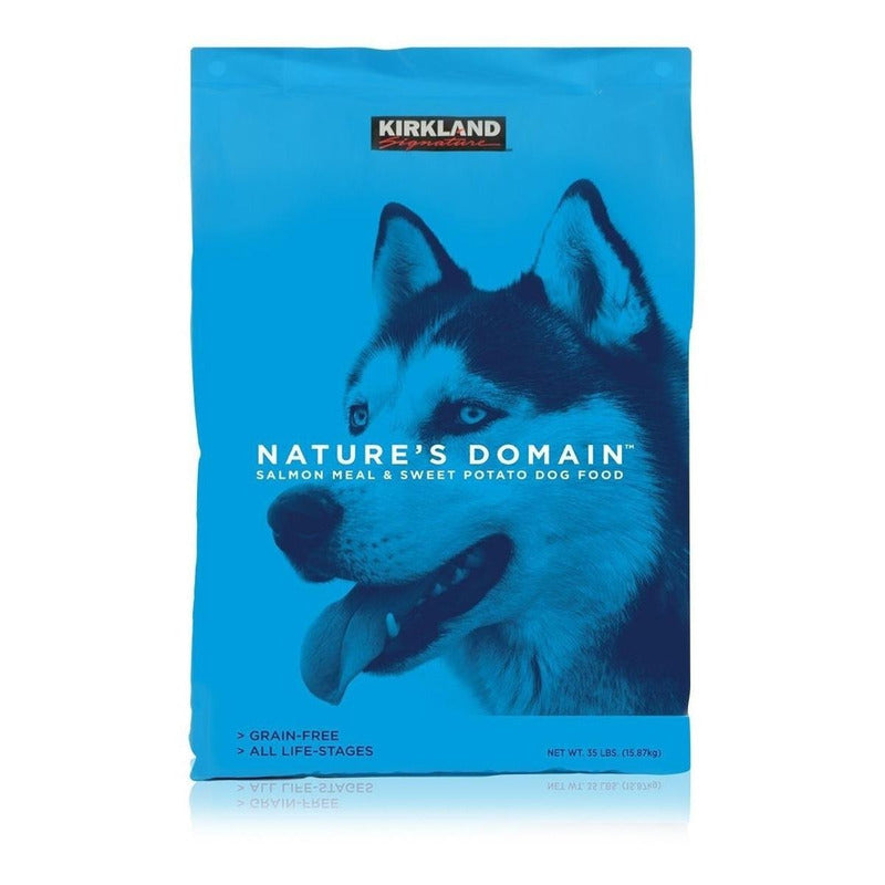 Alimento Para Perro Con Salmón Y Camote 15.87kg Kirkcland Cr