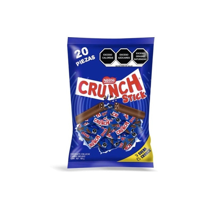 Chocolates Nestlé Crunch Stick 20pzas De 180g 5pack D