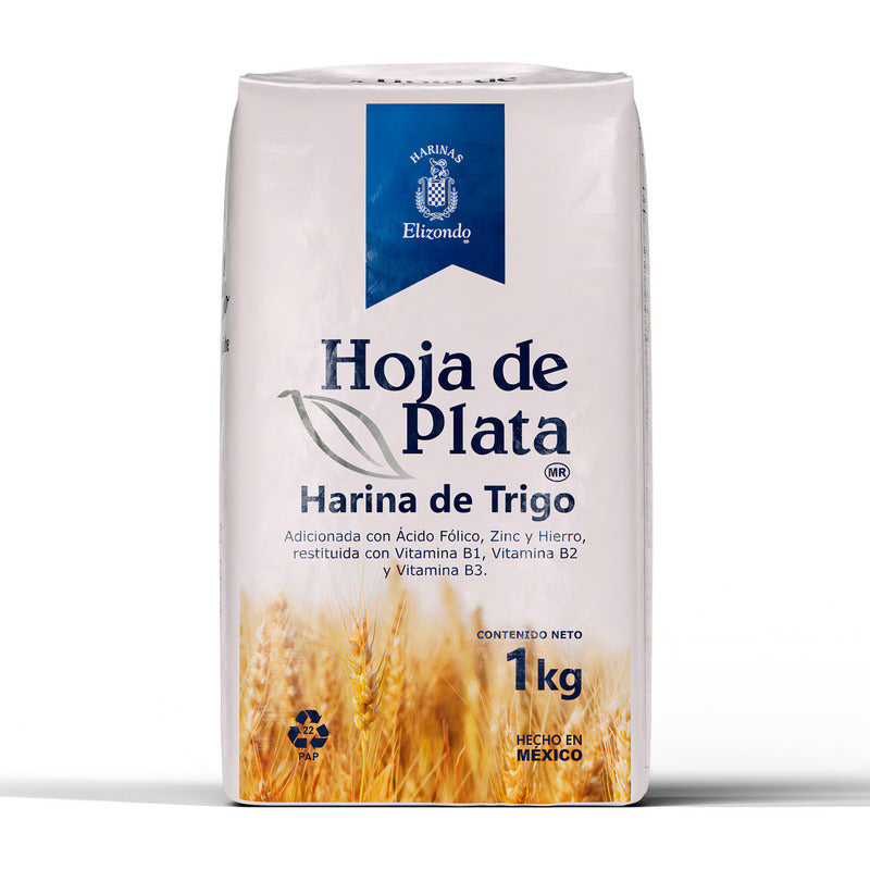 Harina De Trigo Hoja De Plata 1kg (10piezas)