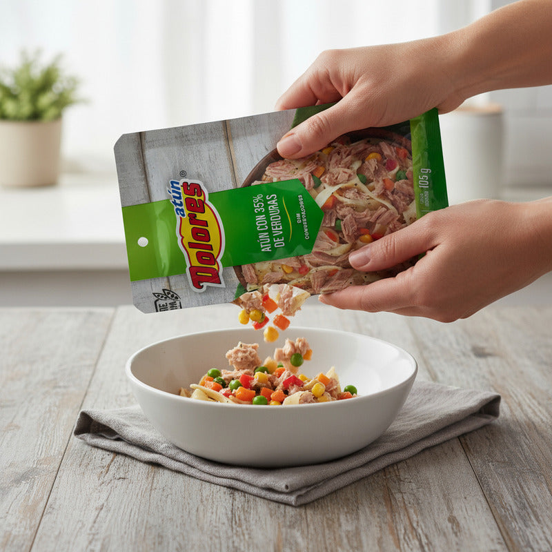 Atún Dolores Ensalada De Atún Con Verduras 12 Pzas De 110gr