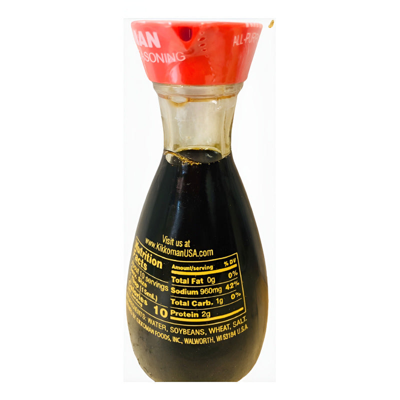 Salsa De Soya Fermentada Kikkoman 148ml Frasco Dispensador