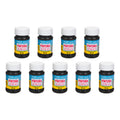 Pintura Acrílica Alta Calidad Color Negro 9 Pz De 35ml Negro