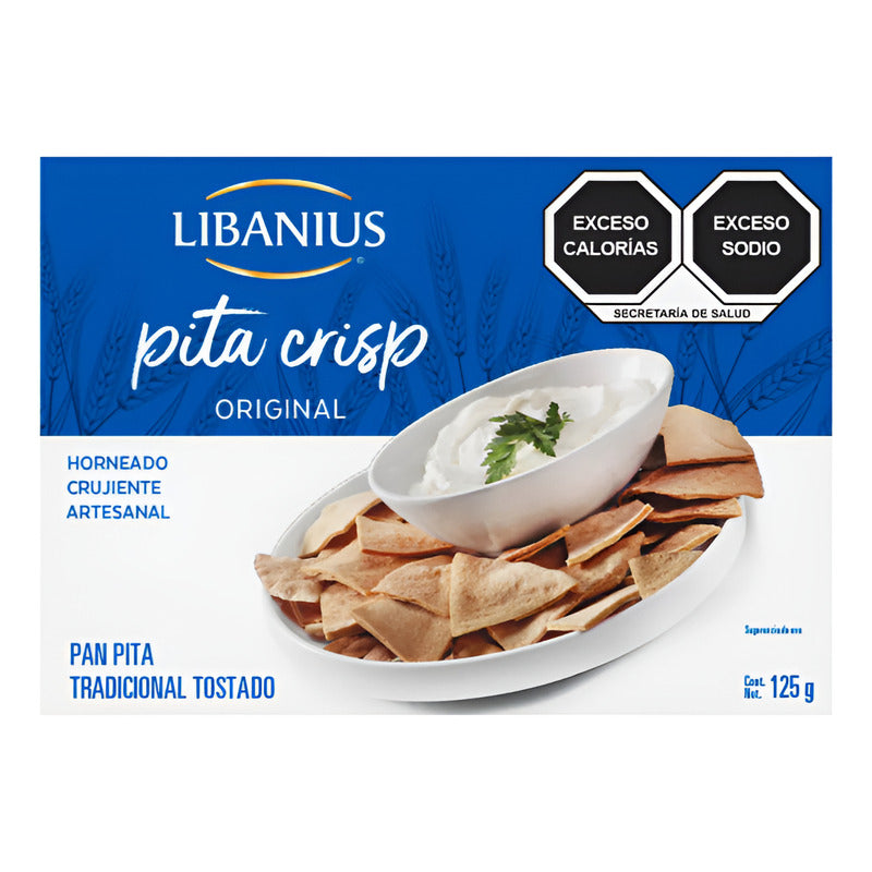 Pita Crisp Libanius Original 4 Piezas De 125gr