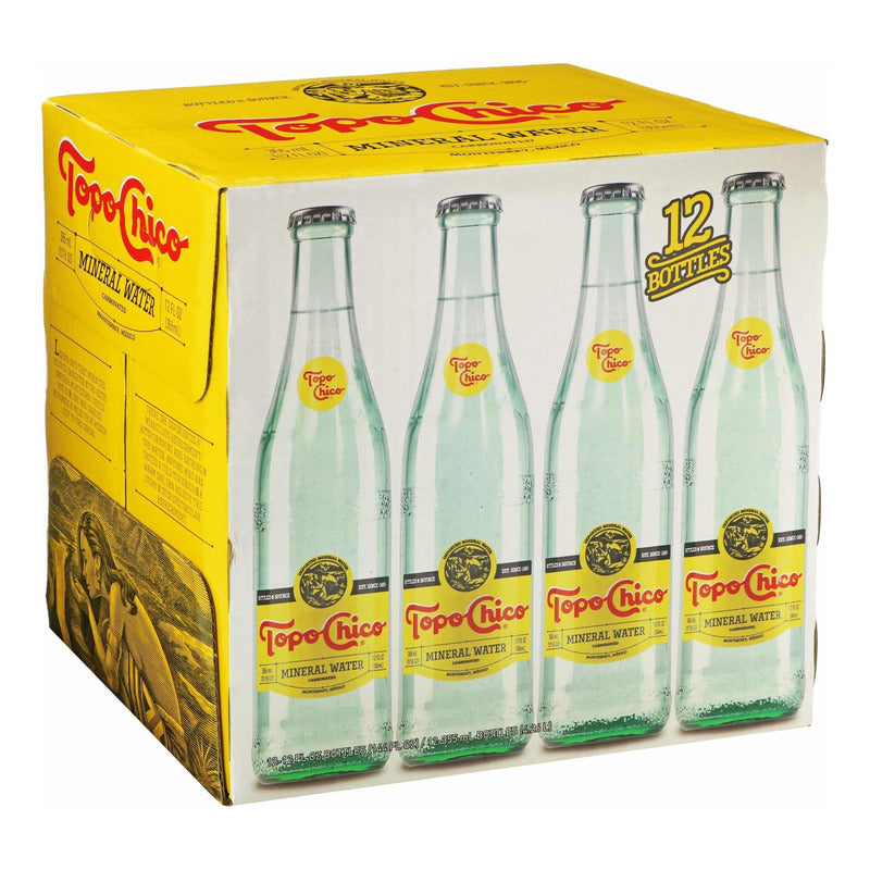 Agua Mineral Topo Chico 355ml (12piezas)