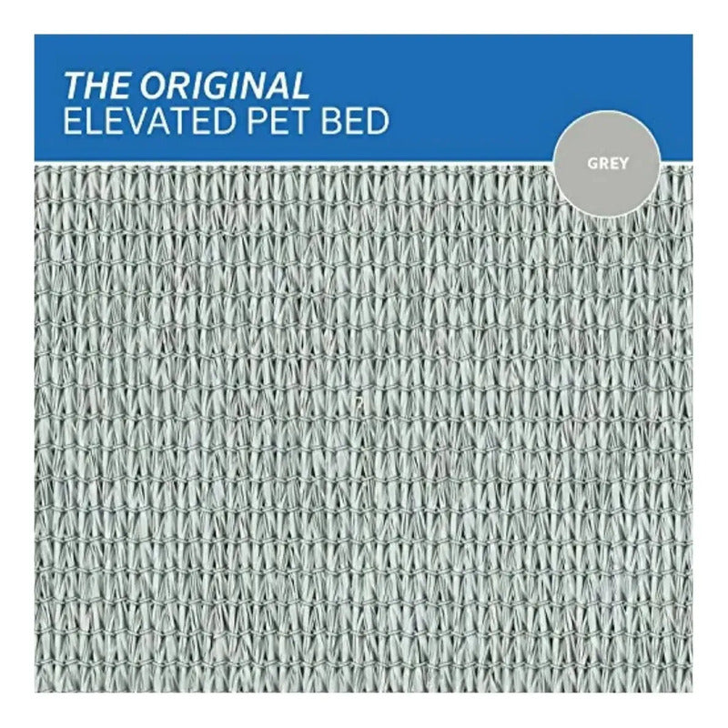 Cama Elevada Para Perros Coolaroo Gris Mediana