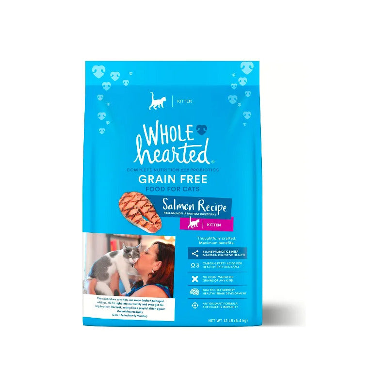 Alimento Natural Para Gatito Receta Salmón, 5.4 Kg