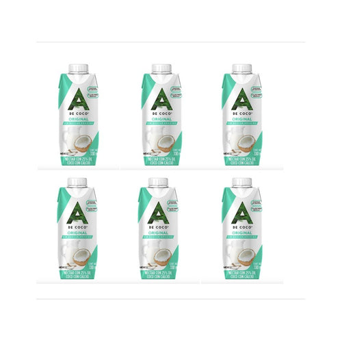 A De Coco Original Nectar De Coco Sin Azucar 3 Pzas De 330ml