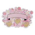 Letrero De Bienvenida Para Baby Shower Rosa De 33x48cm 1 Pz Letrero De Bienvenido Para Baby Shower Rosa