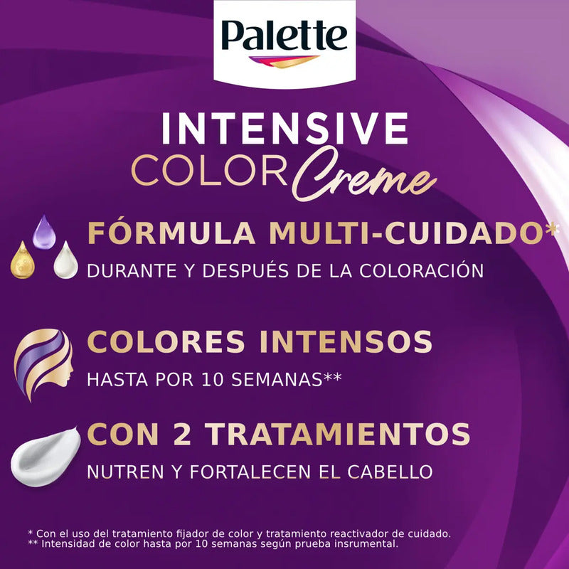Tinte Color Creme Negro 1-0 Palette 1-0 Negro