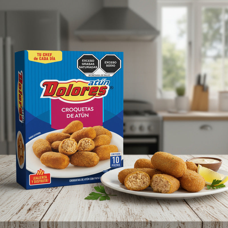 Croquetas De Atún Empanizadas Fritas Dolores 1 Paq De 300gr