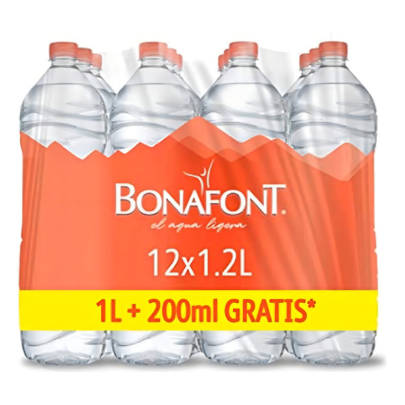 Agua Bonafont 12 Piezas De 1 Lt Osh