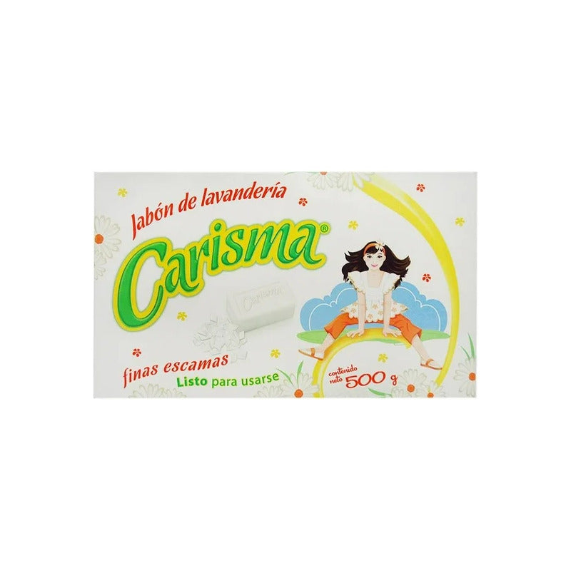 Jabón De Lavandería Carisma En Escamas 500 G (4 Piezas)