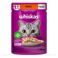Alimento Gato Whiskas Fillets Sabor Pavo 85gr (9 Sobres)