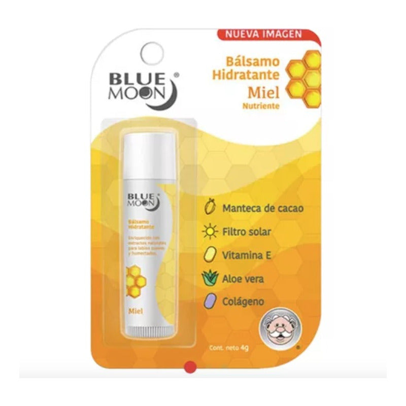 Balsamo Hidratante De Miel Blue Moon 2 Piezas De 4gr