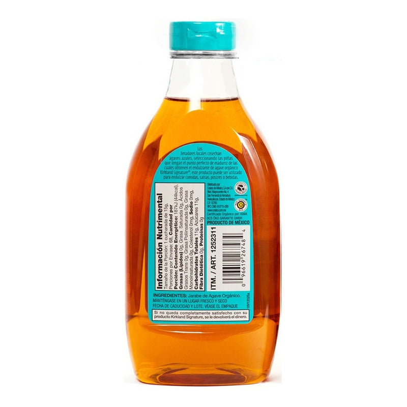 Miel De Agave Kirkland Signature Orgánico Líquida En Botella (2 Unidades De 1.002 Kg)