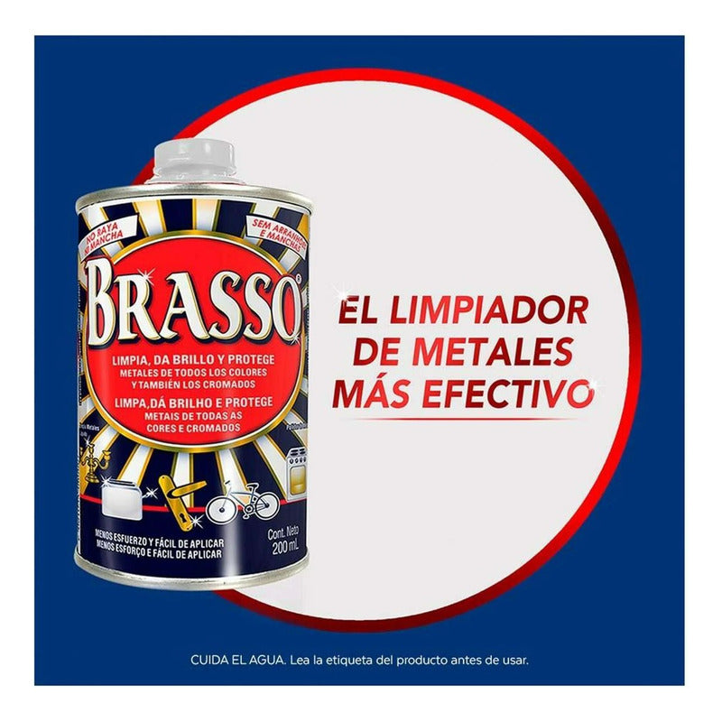 Limpiador Brasso Para Metales 200 Ml