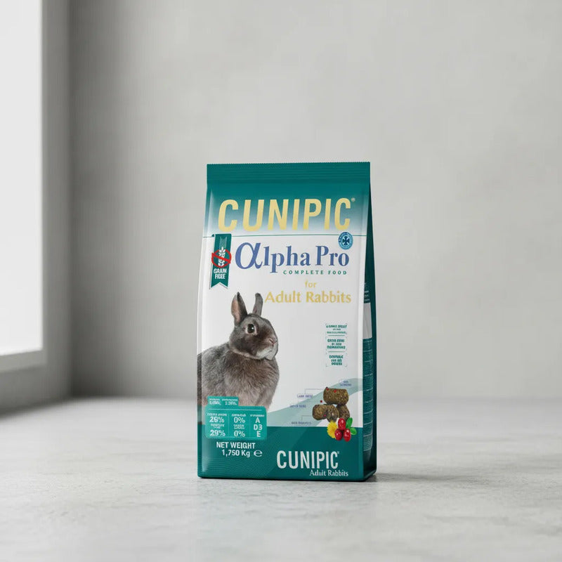 Cunipic Alpha Pro Alimento Para Conejo Adulto, 1.7 Kg