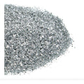 Diamantina #2 Color Plata Metalico De 0.6mm 6 Piezas De 50gr Plateado