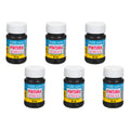 Pintura Acrílica Alta Calidad Color Negro 6 Pz De 35ml Negro