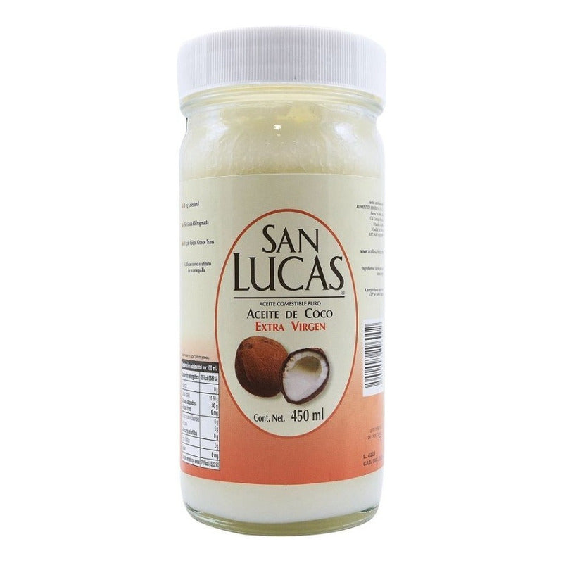 Aceite De Coco San Lucas Extra Virgen 450ml