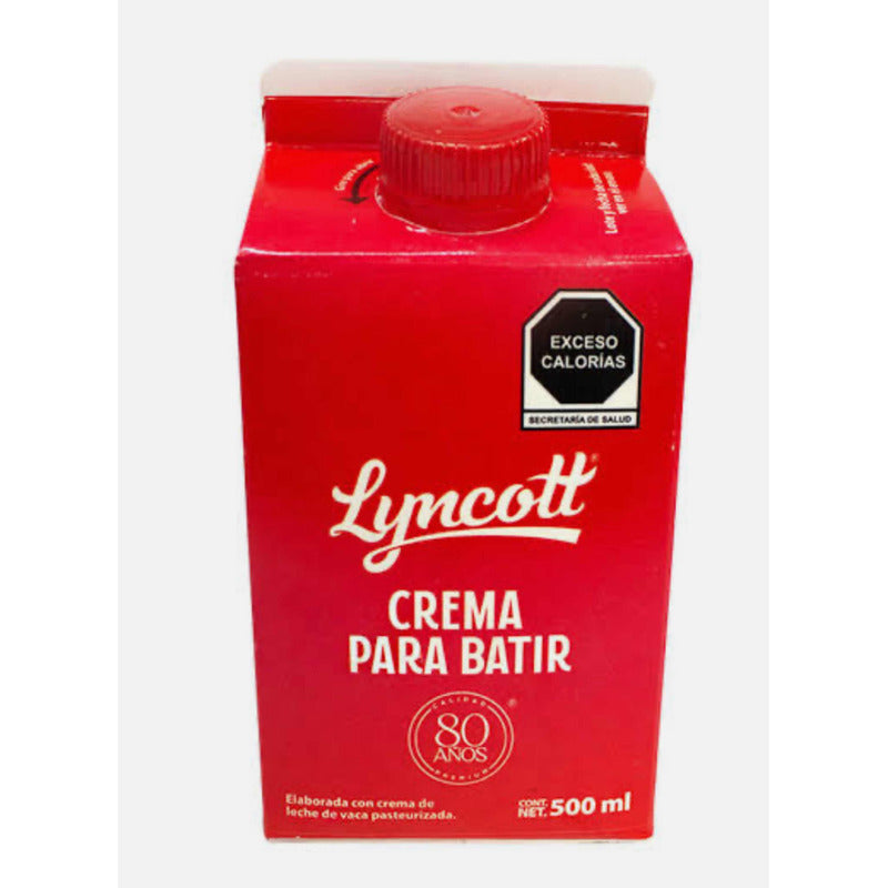 Crema Para Batir Lyncott 500ml