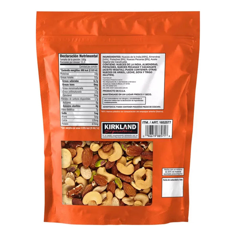 Nueces Mixtas Sin Sal Kirkland Signature 1.13 Kg