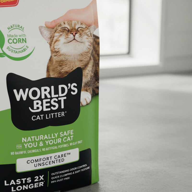 Arena Para Gato World's Best Comfort Care Sin Aroma 12.7kg