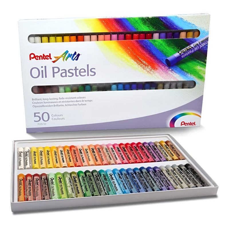 Óleo Pentel Oil Pastels 50 Unidades X Pack