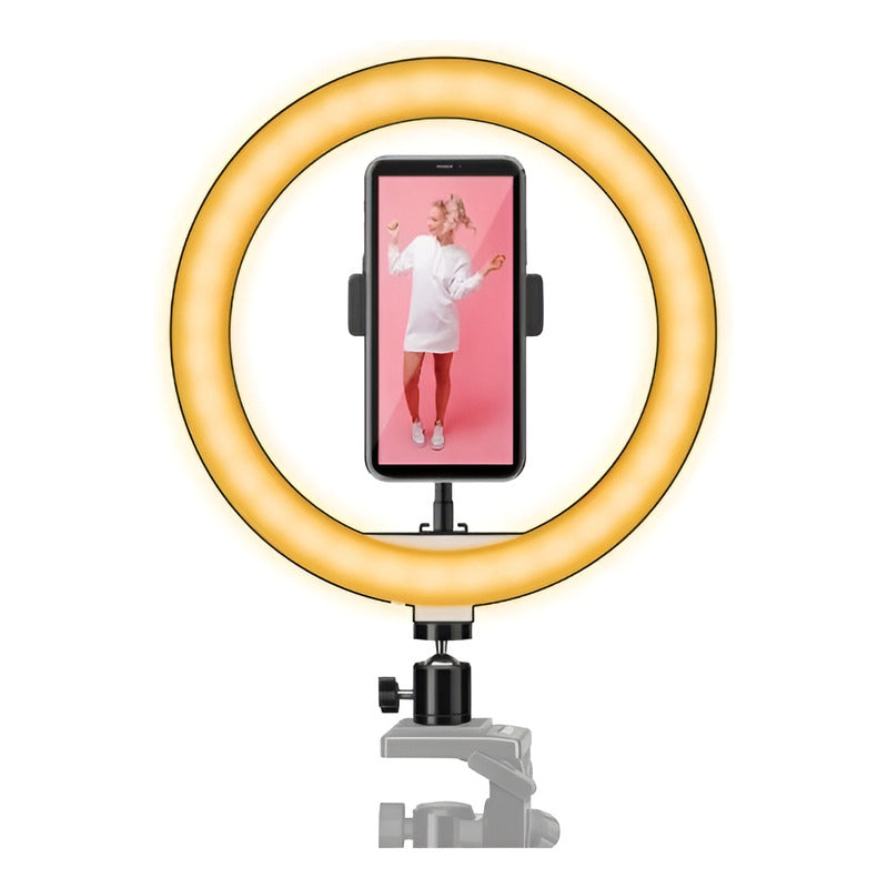 Aro De Luz Led Para Selfie Blanco