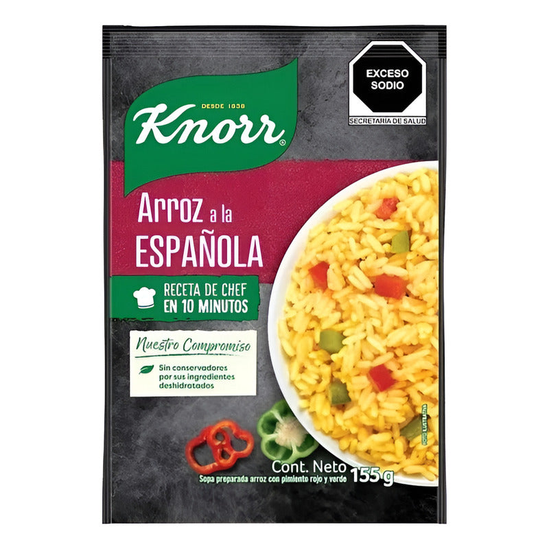 Arroz A La Española Knorr 155 G (3 Piezas)
