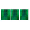 Papel Holográfico Diseño Olas Color Verde 40x50cm 20pz